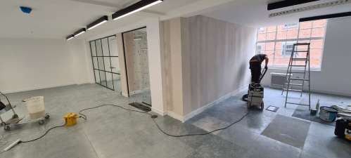 glass office partitioning