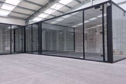 glass partitions residential