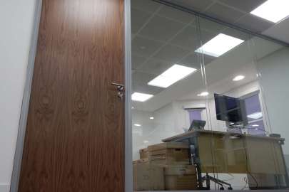 glass partitioning