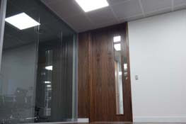 frameless glass partitioning london