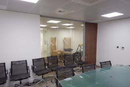 glass office partitions london