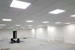 glass office refurbishment london.